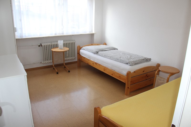 Das Schlafzimmer unserer 2(/3)-Zimmer-Ferienwohnung