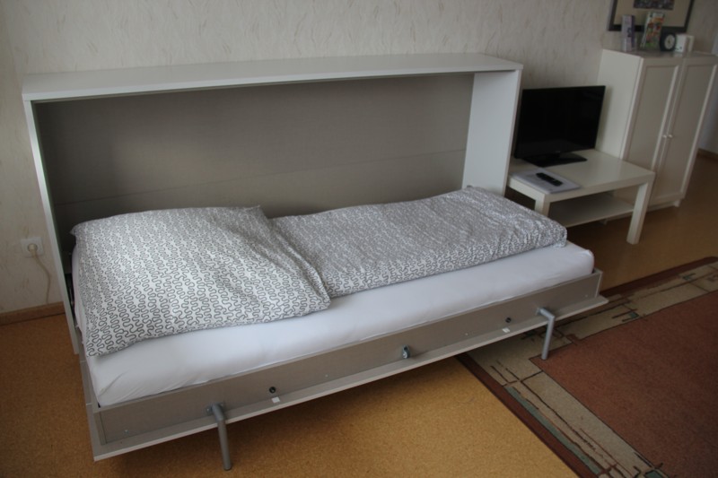 Das Wohnzimmer unserer 2(/3)-Zimmer-Ferienwohnung