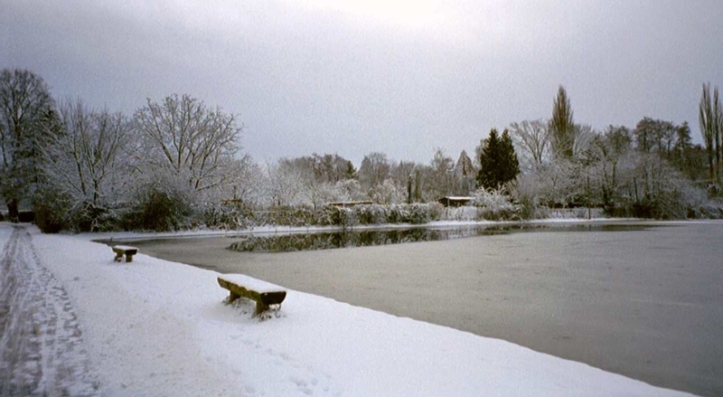 Kaiserteiche im Schnee